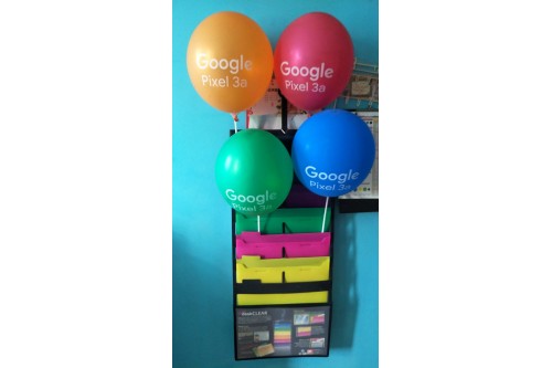 Assorted Colours with White Ink